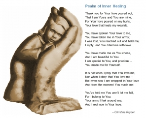 Psalm of Inner Healing (by Christine Rigden, from Mis-steps & Dances)